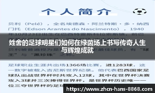 姓舍的足球明星们如何在绿茵场上书写传奇人生与辉煌成就