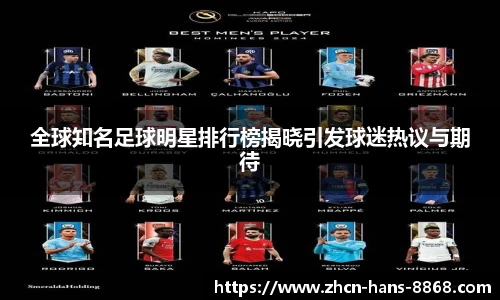 全球知名足球明星排行榜揭晓引发球迷热议与期待